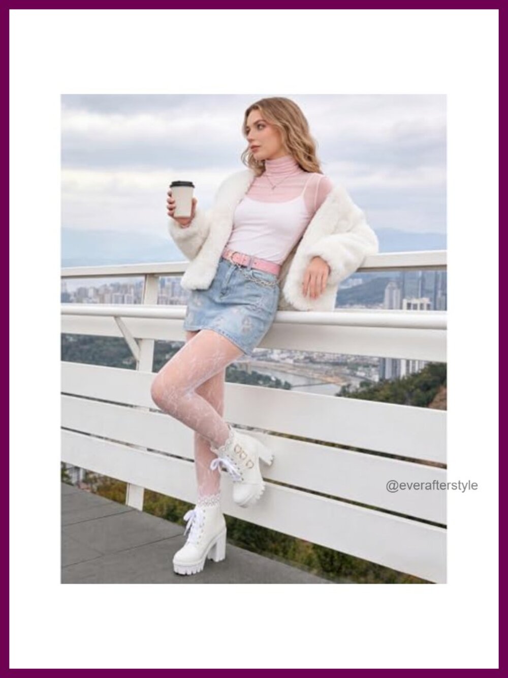 Womens Chunky Platform Ankle Boots High Heel Lace Up Boots Sweet Back Zipper - Picture 4 of 6